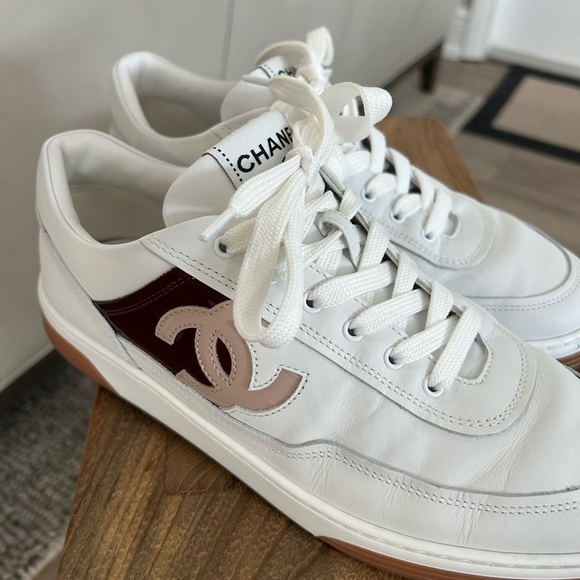 CHANEL 2024 white tennis sneakers size 39 - Picture 11 of 15